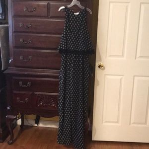 Maxi white/black dress